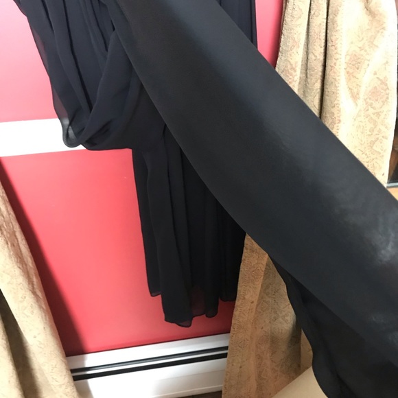 Rachel Zoe black draped pants/Palazzo size 12 New With Tag - Picture 7 of 12